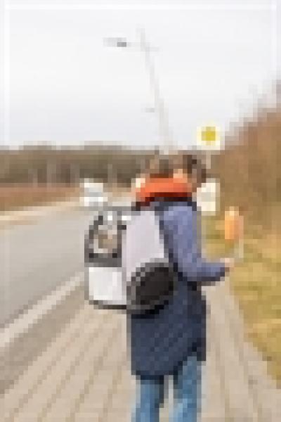 Rucksack Chloe Hellgrau / Schwarz Trixie